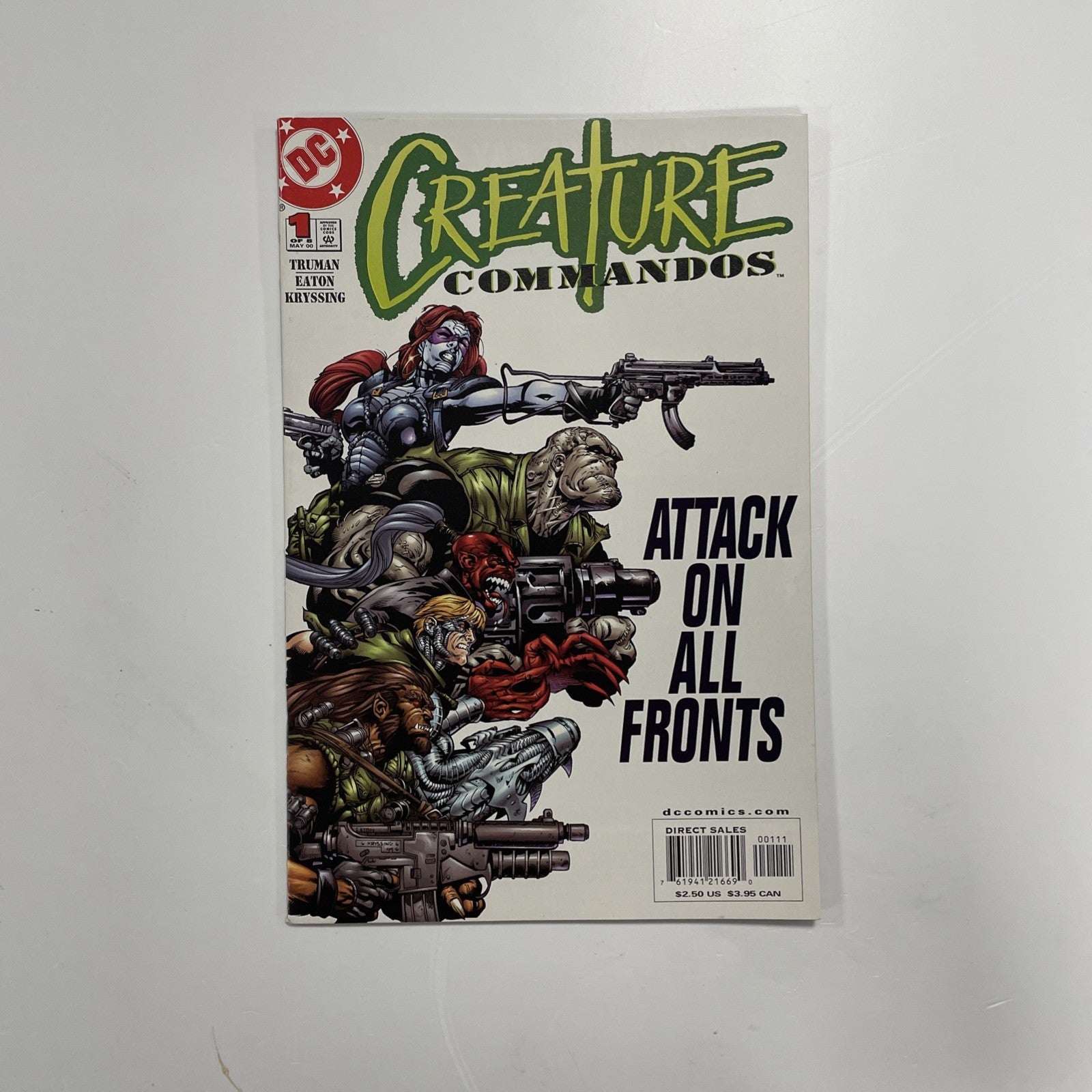 Creature Commandos #1 2000 VF/NM 1st appearance0