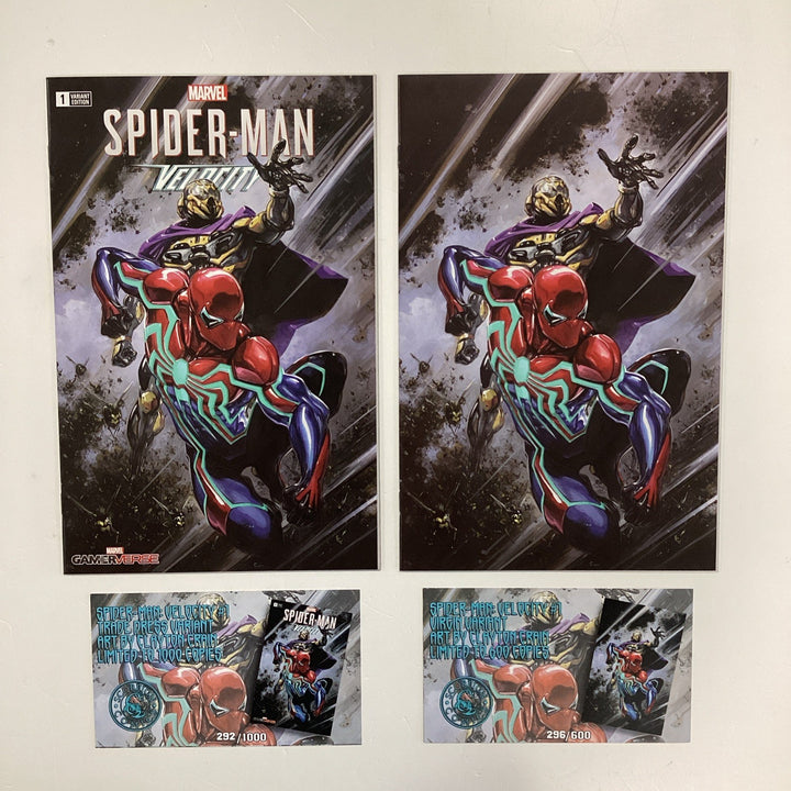 Spider-man Velocity #1 2019 NM Clayton Crain Virgin & Trade Dress Variants0