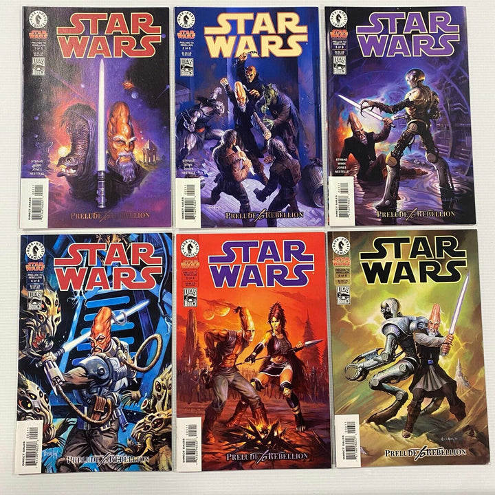 Dark Horse Star Wars Prelude to Rebellion #1-6 1998 VF