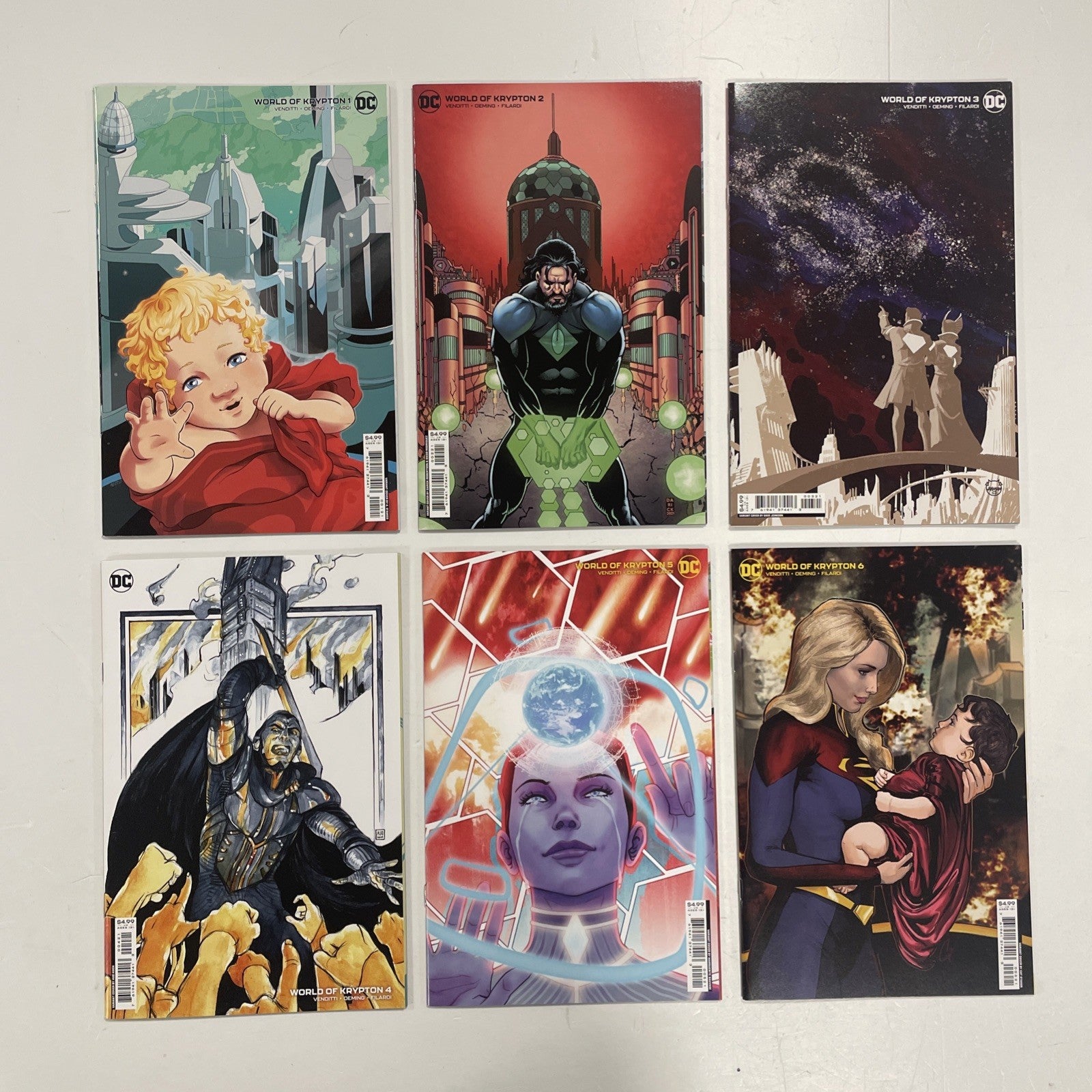 World of Krypton #1-6 2021 All Variant Covers Limited Series Complete Set0