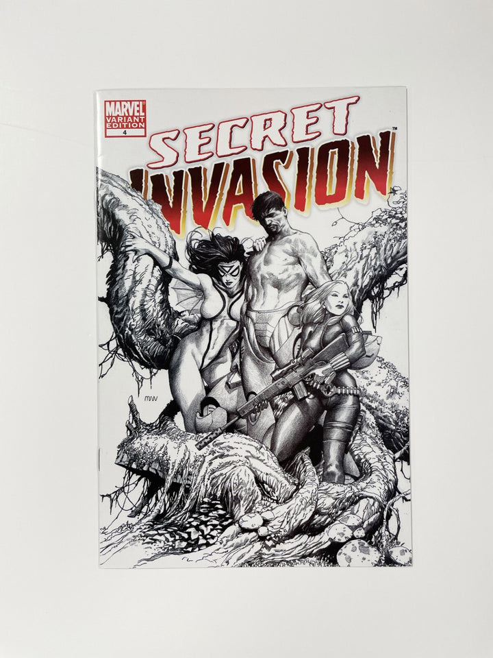 Secret Invasion #4 McNiven Sketch variant 20080