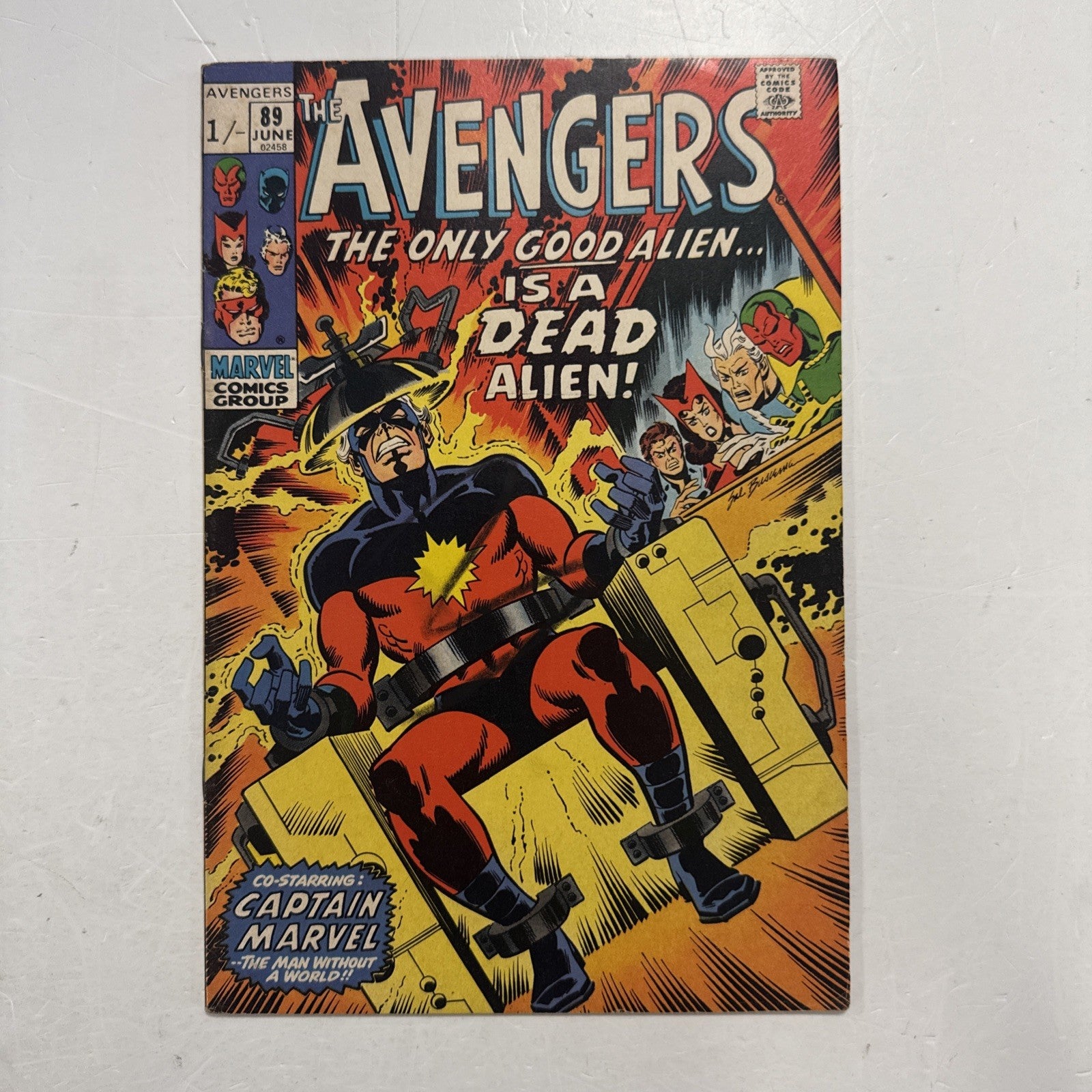 Avengers #89 1971 VG/FN Pecne Copy0