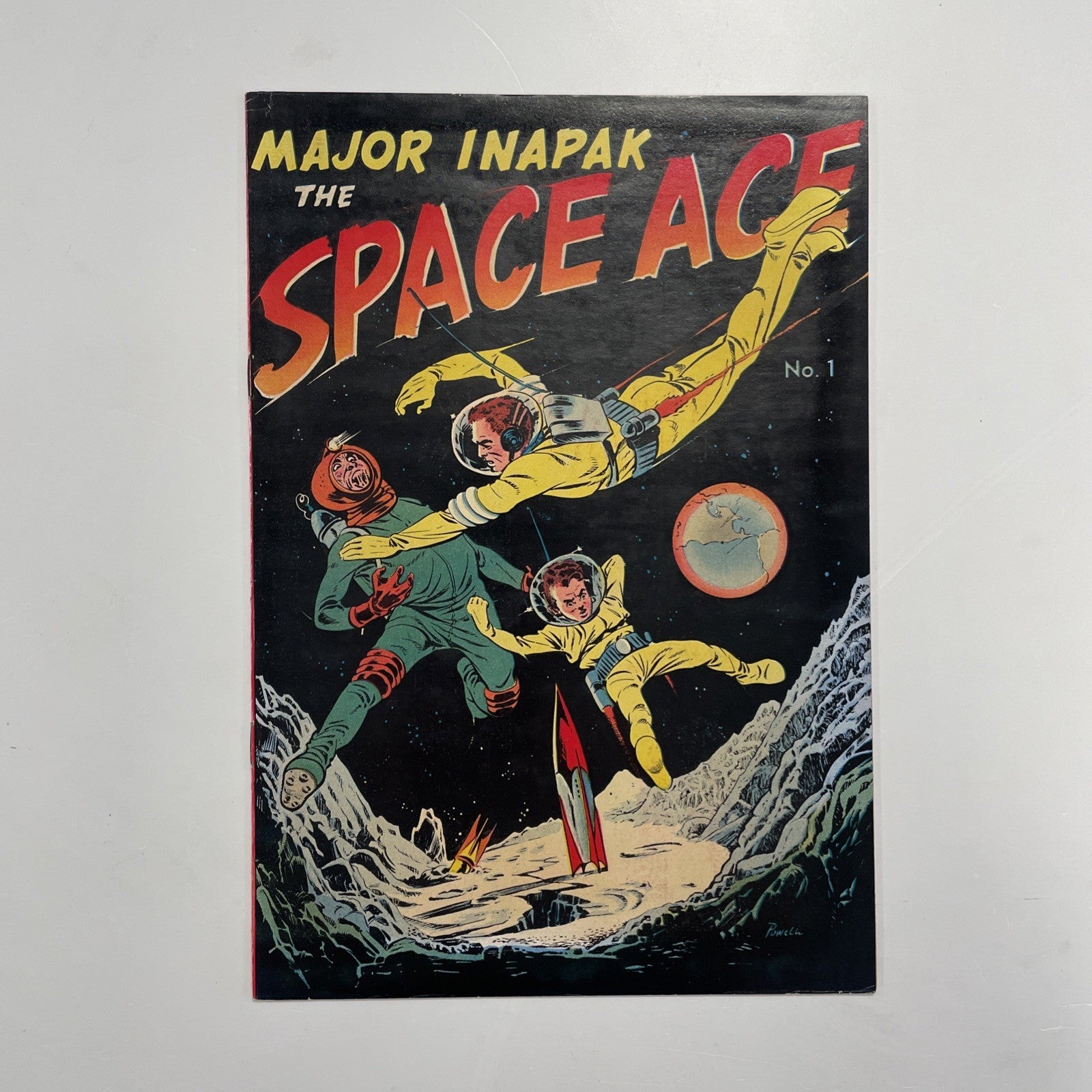 Major Inapak The Space Ace #1 1951 VG Golden Age (2)0