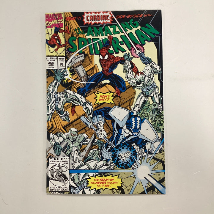Amazing Spider-man #360 1992 NM- 1st Appearance Carnage In Cameo0