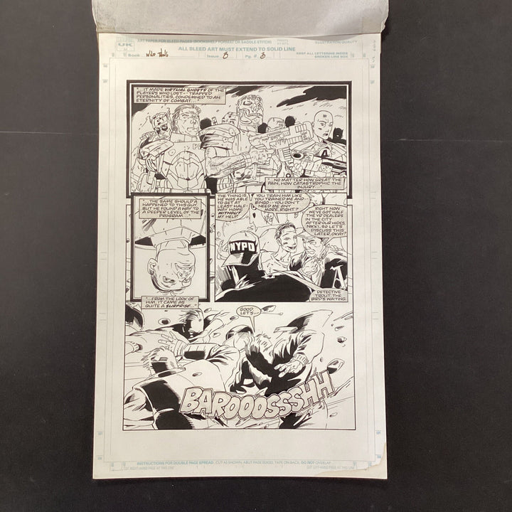 Original Artwork for Wild Thing #3 Page 3 by Duke Mighten 1993 Marvel Comics0