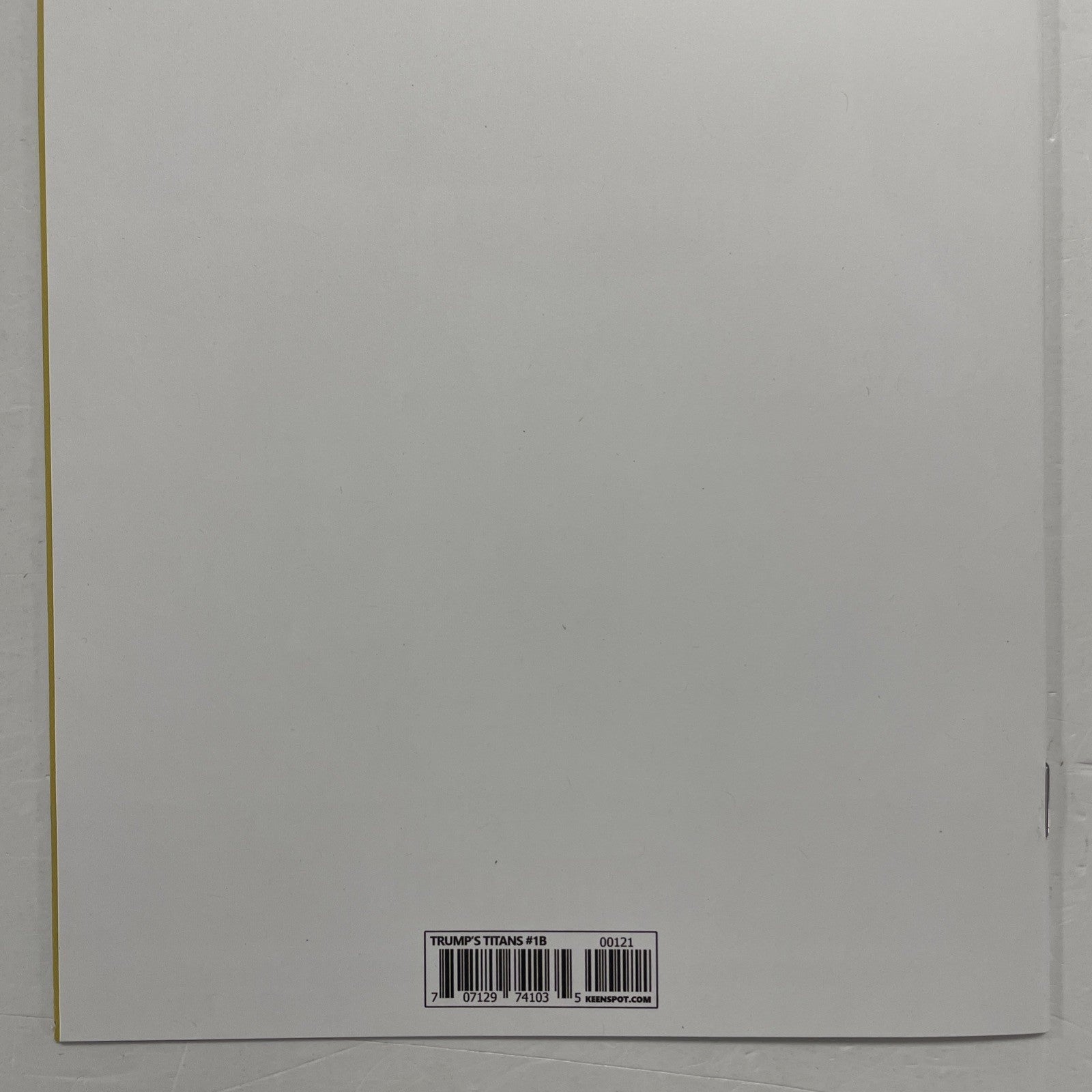 Trumps Titans #1 2017 NM Blank sketch Variant Keenspot6