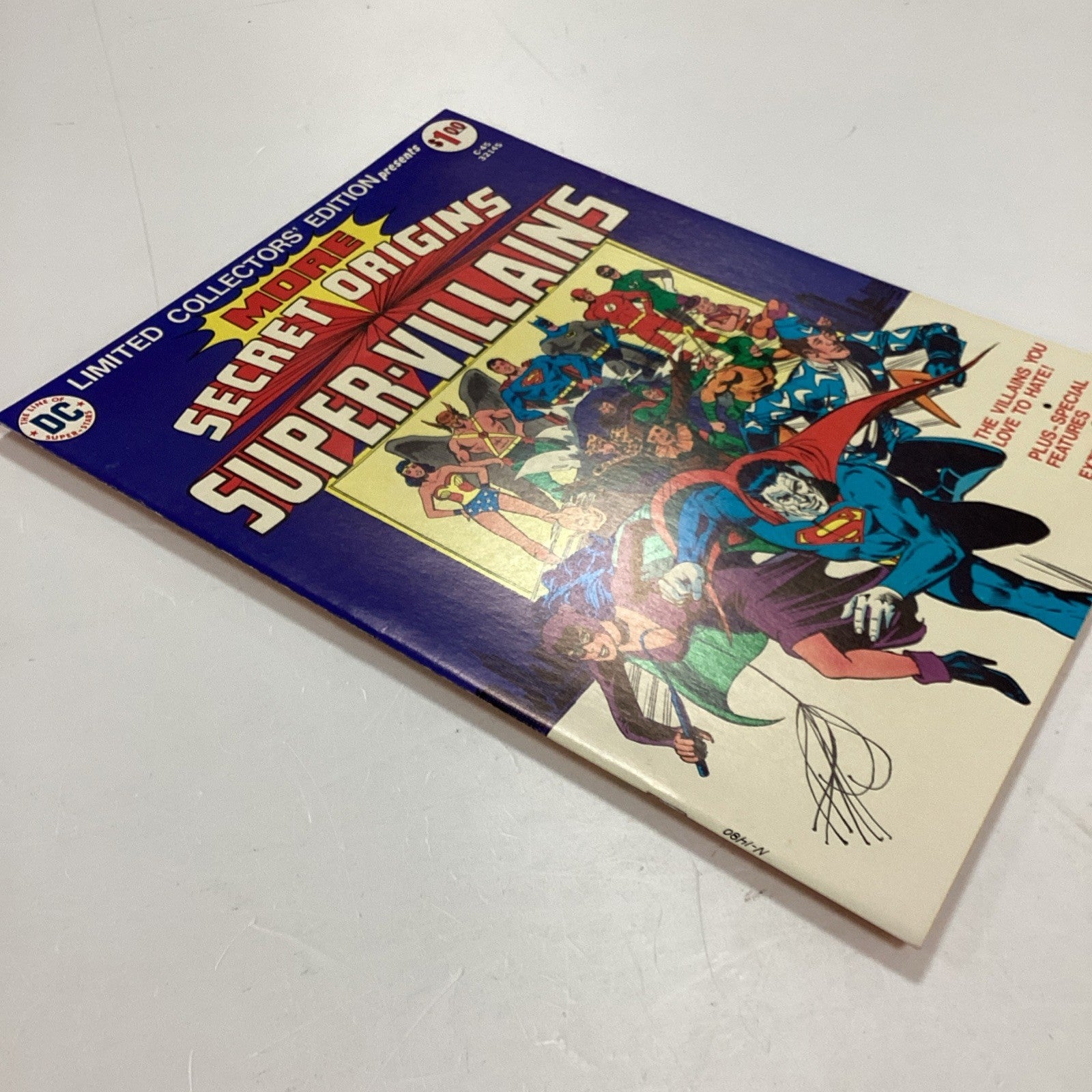 DC Limited Collectors Edition More Secret Origins Super-Villains 1976 VF3
