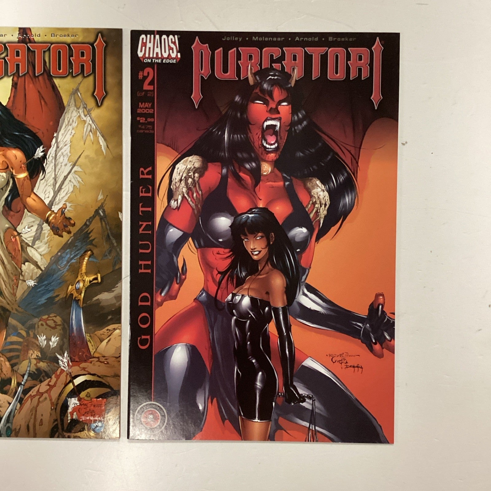Purgatori God Hunter #1-2 2002 VF Chaos Comics2