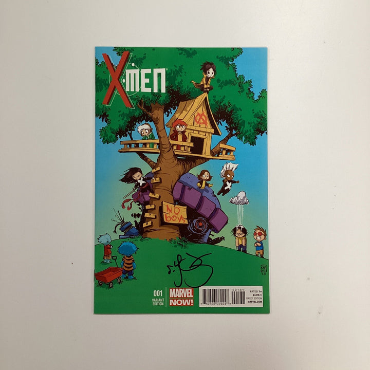 X-Men #1 2013 VF/NM Skottie Young Variant Signed0