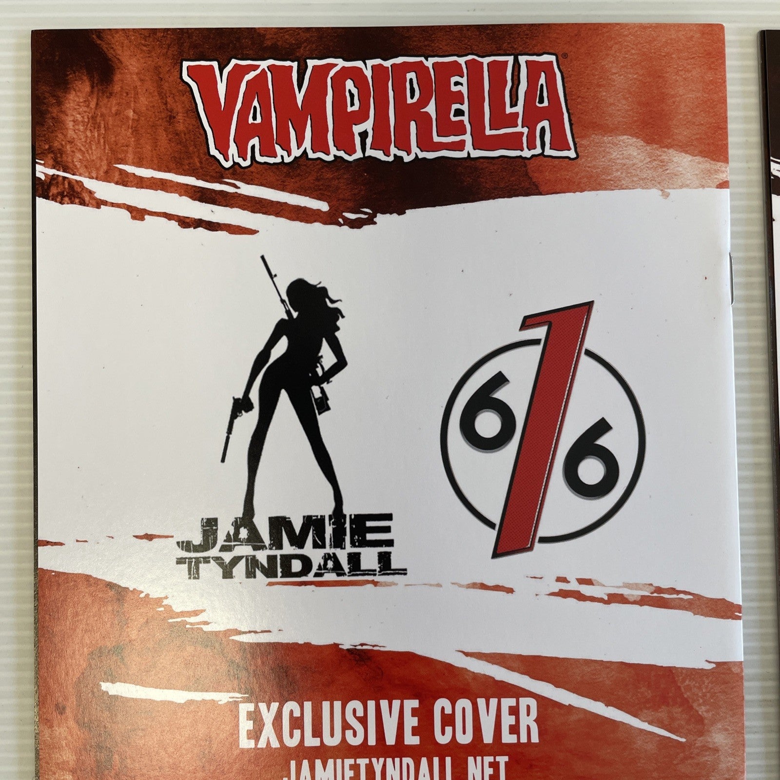 Red Sonja Vampirella #1 #2 2022 NM 616 Jamie Tyndall Virgin Connecting Sky Cover10