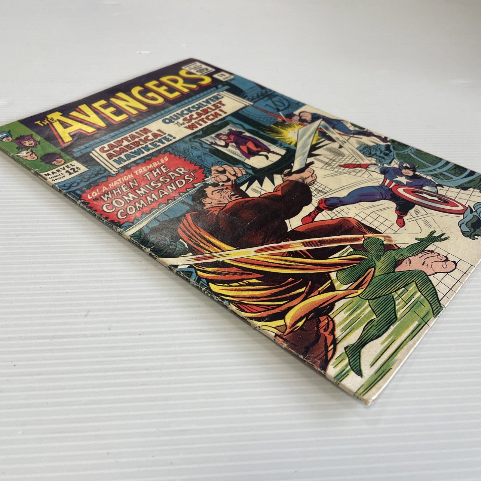 Avengers #18 1965 VG Pence Stamp3