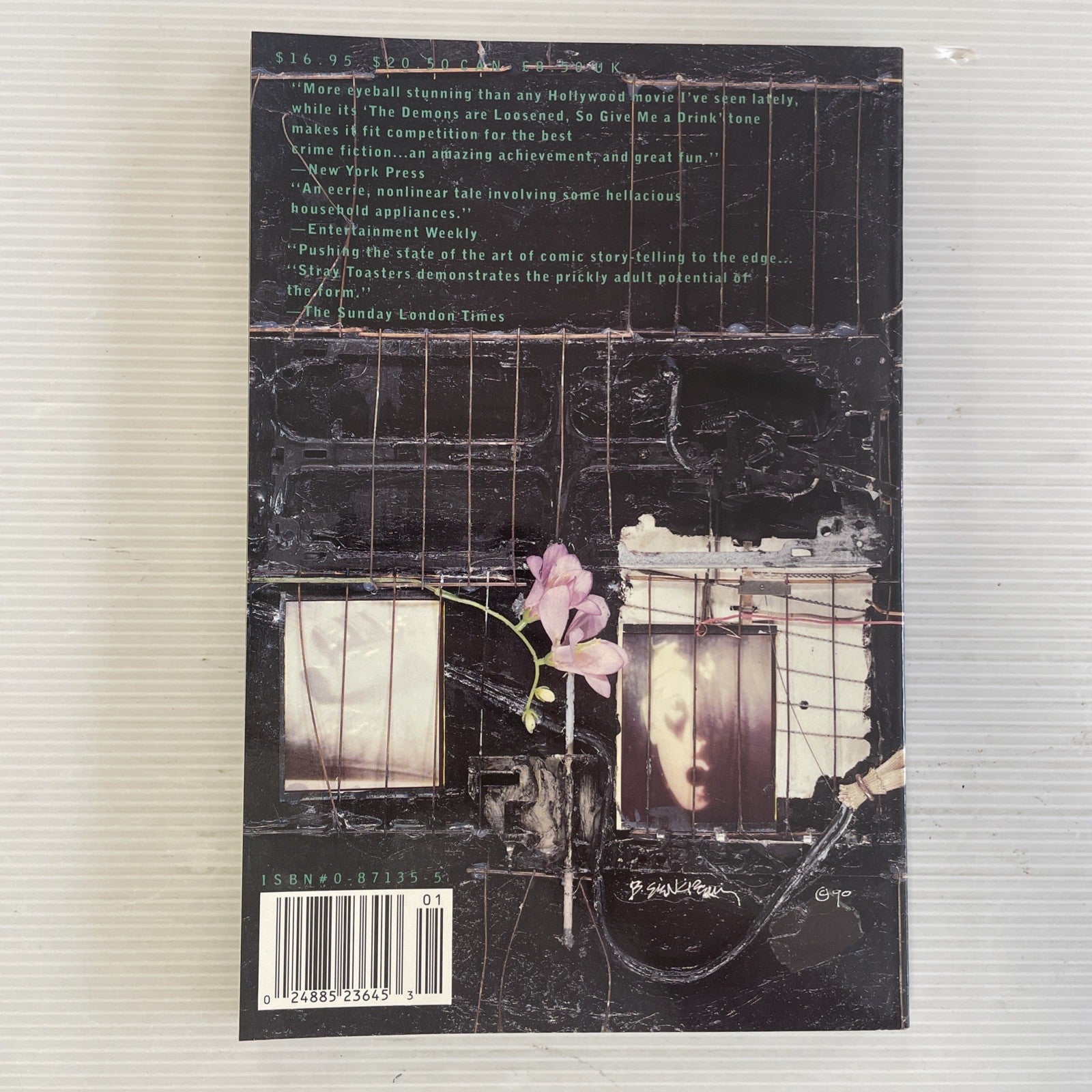 Stray Toasters Bill Sienkiewicz First Edition Graphic Novel4