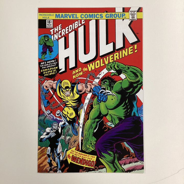 Incredible Hulk #181 2017 NM Facsimile 1st Full Appearance of Wolverine One-Shot0