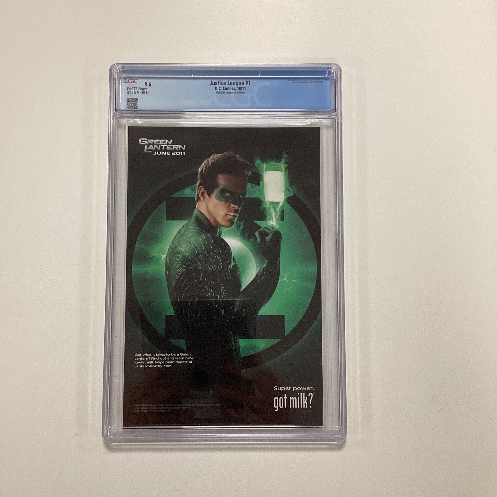 Justice League #1 2011 CGC 9.6 Jim Lee Sketch Retailer Incentive Variant3