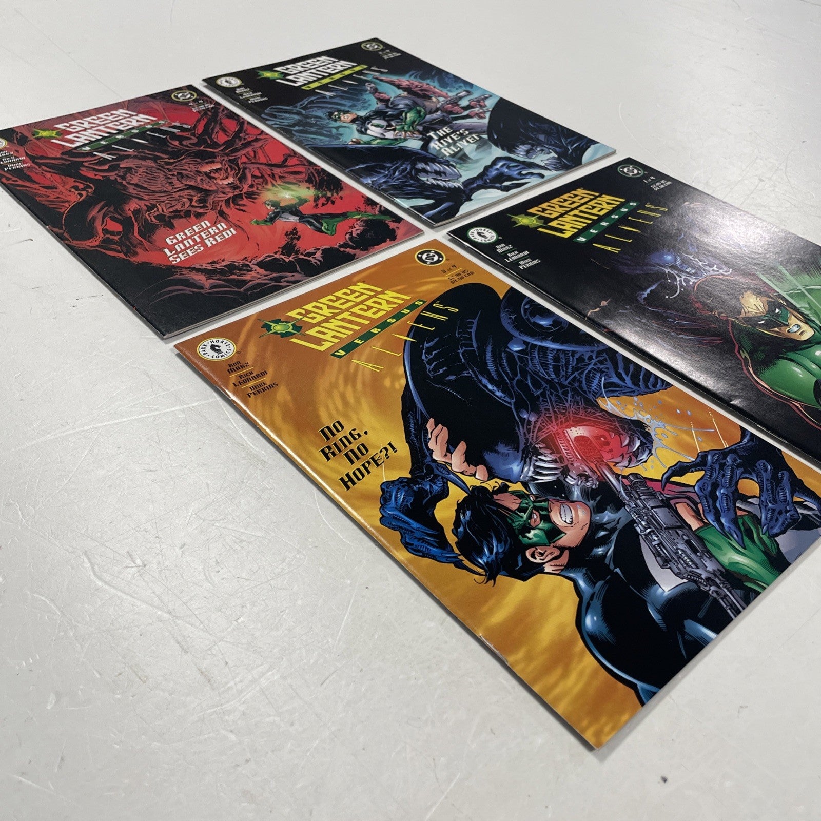 Green Lantern vs Aliens #1-4 2000 VF/NM Complete Set Dark Horse Comics DC5