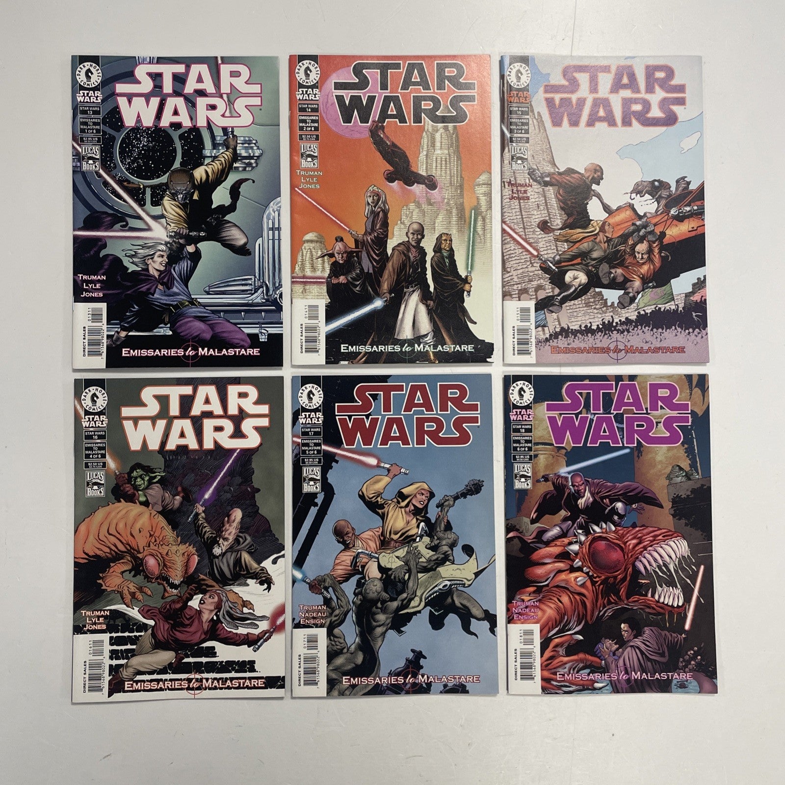 Star Wars #13-18 Emissaries To Malastare #1-6 1999 Complete Set Dark Horse Comic0