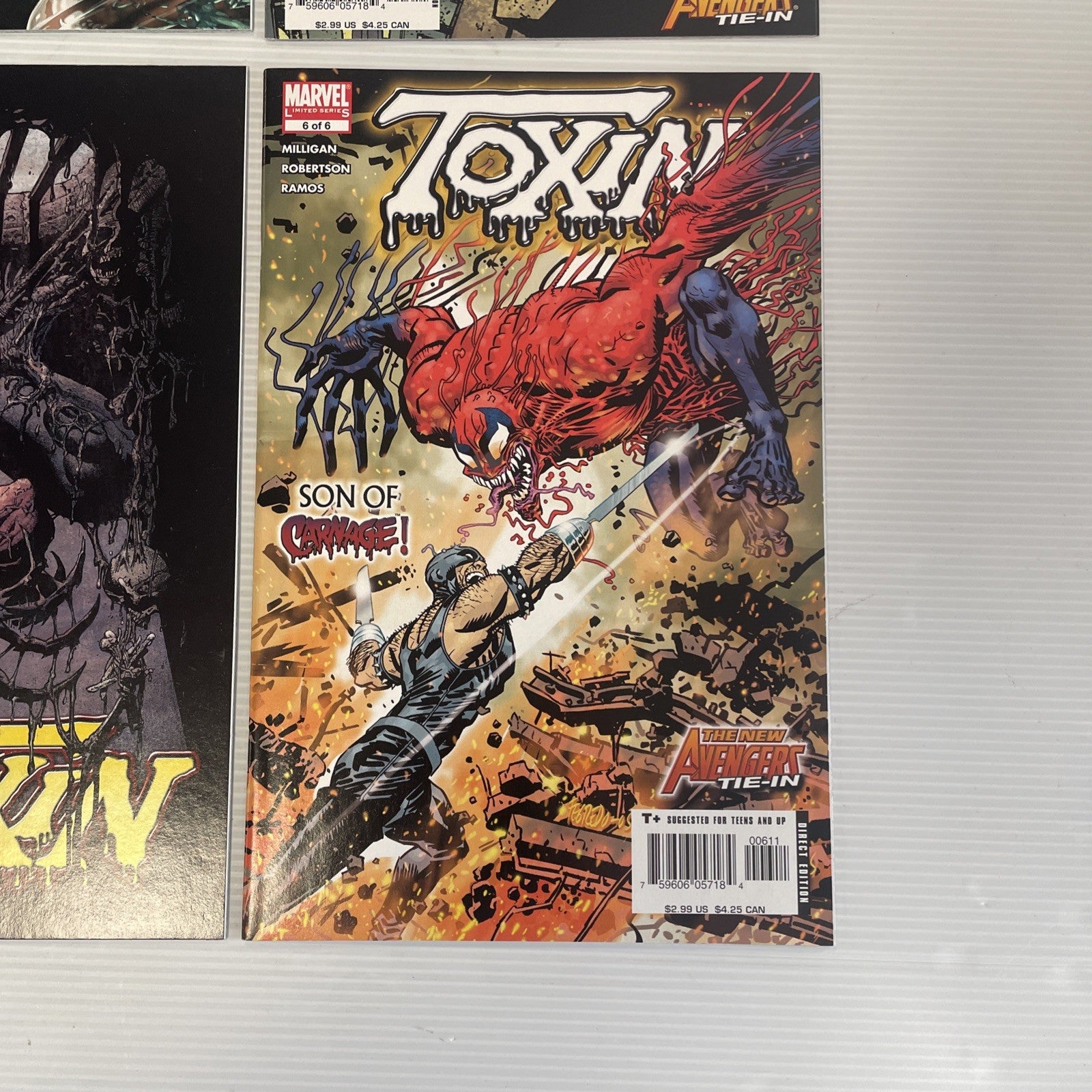 Toxin #1-6 Complete Marvel 2005 Mini Series Full Set Run 1-66