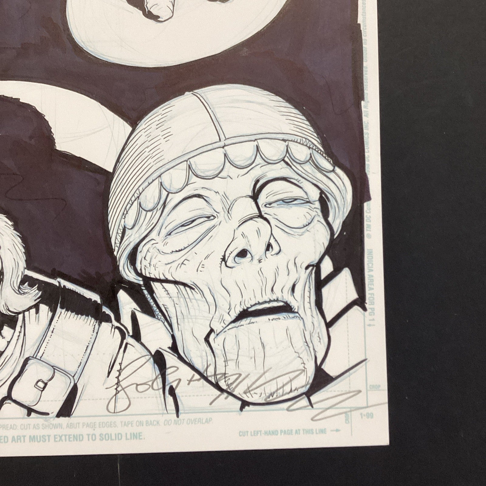 Original Artwork for Judge Dredd Otto Sump Page 8 By John Higgins5