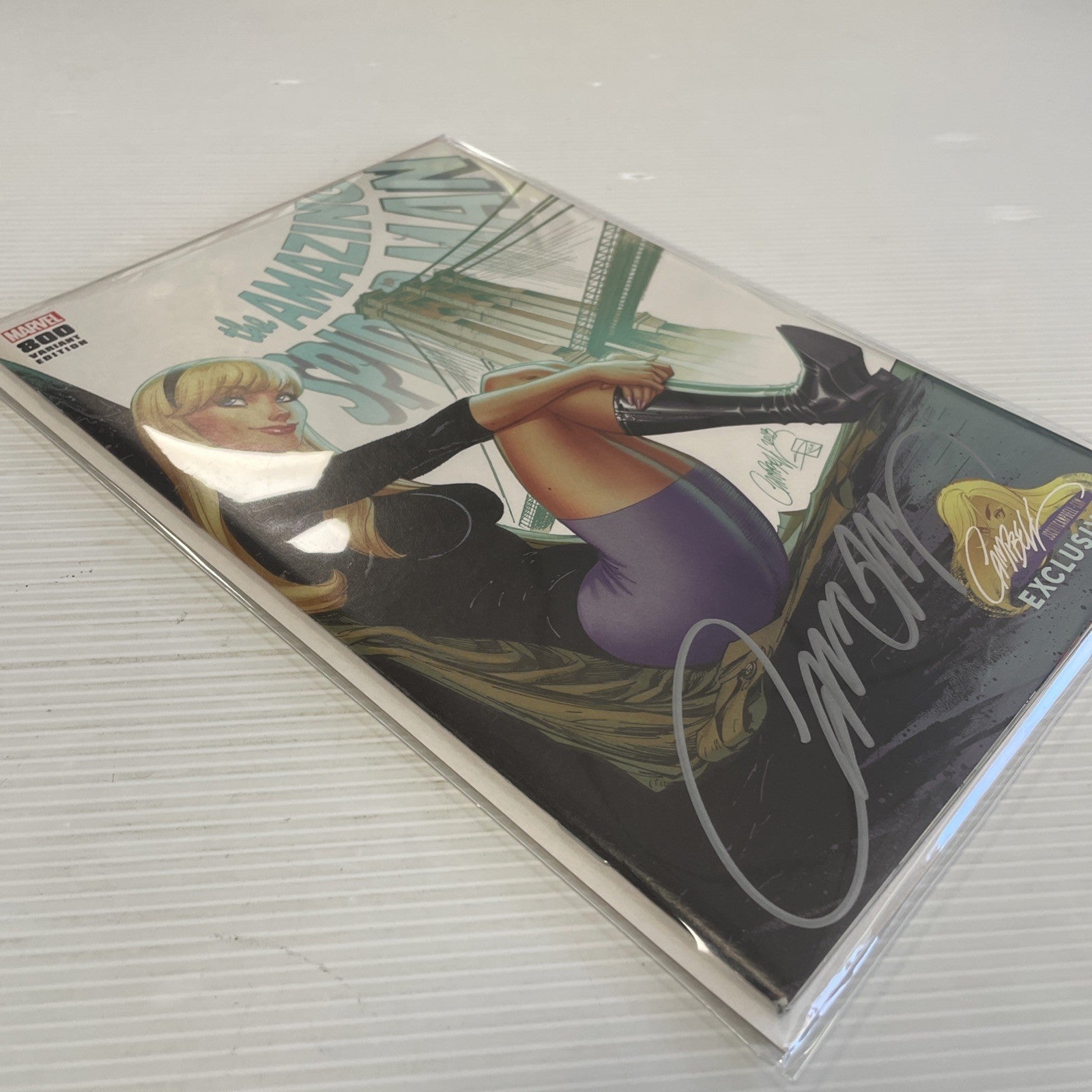 Amazing Spider-Man #800 2018 Signed J Scott Campbell Store Exclusive Variant F3