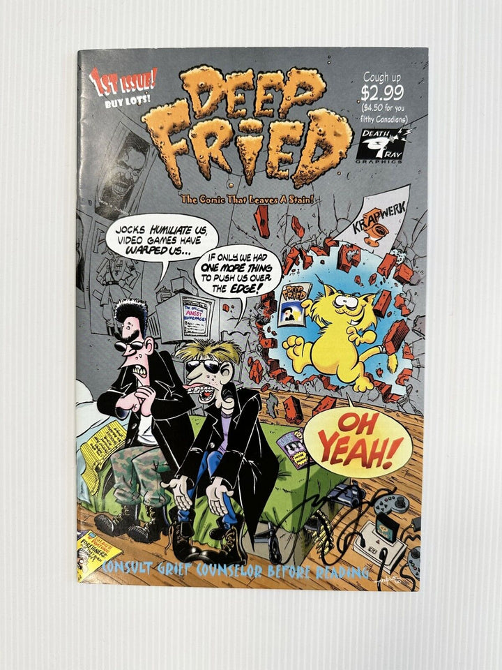 Deep Fried #1-4 Signed by Creator Jason Yungbluth VF+ 2001