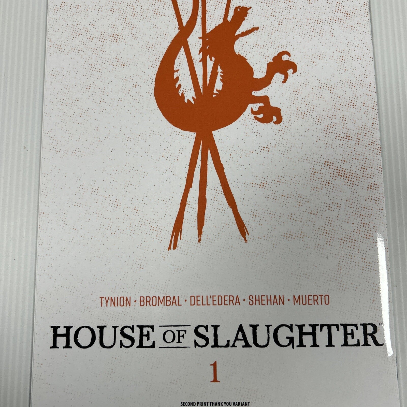House Of Slaughter #1 2021 NM+ Signed James Tynion Thank You Foil Variant Boom8