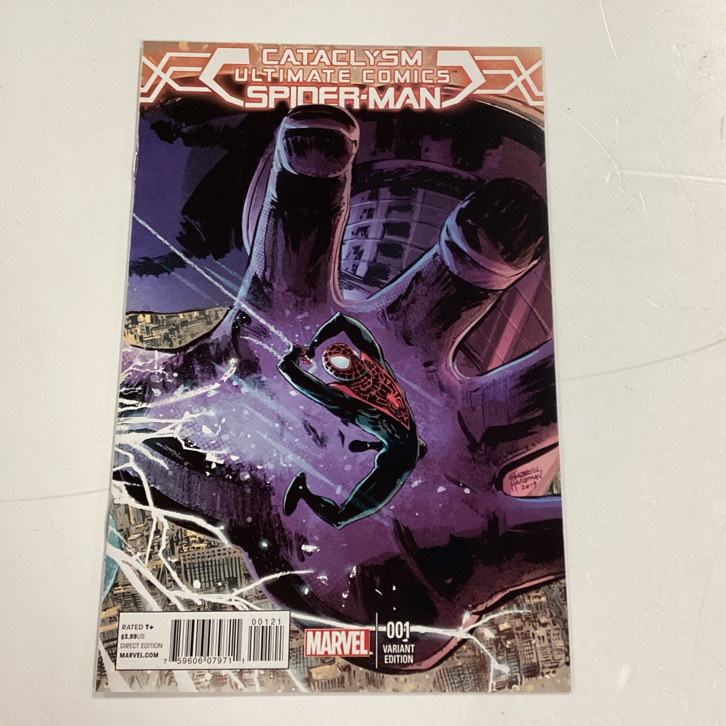 Cataclysm Ultimate Comics Spider-man #1 2014 NM 1:30 Gabriel Hardman0