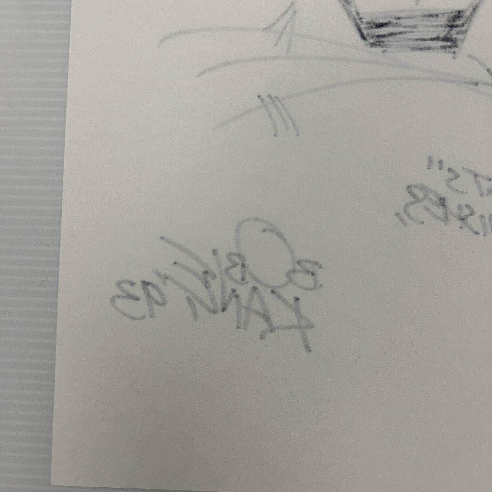 Bob Kane Hand Drawn Original Batman Sketch Art Signed with COA 21x29cm12