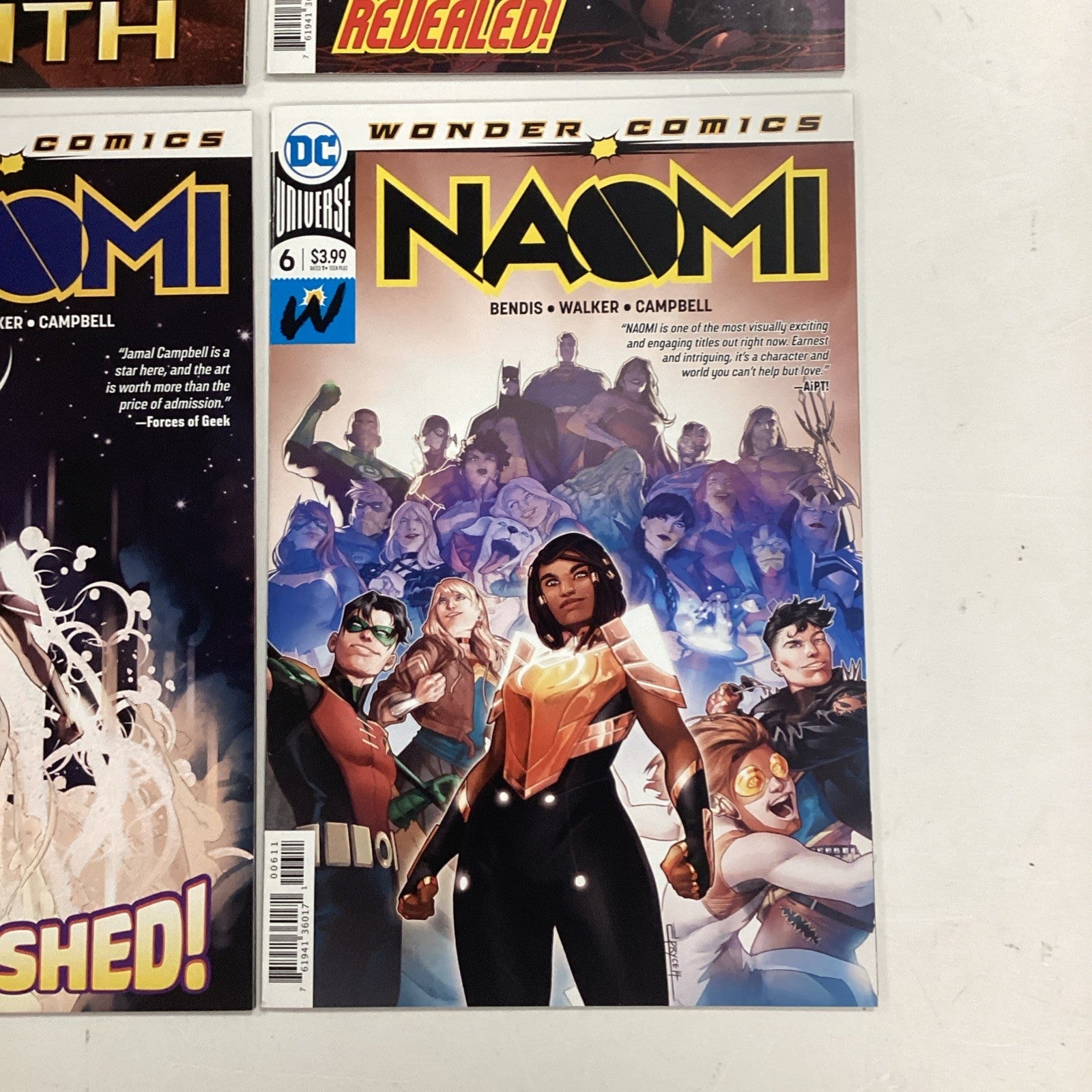 Naomi #1-6 2019 NM Complete Set #1 - 3rd Print, #2 - 2nd Print6