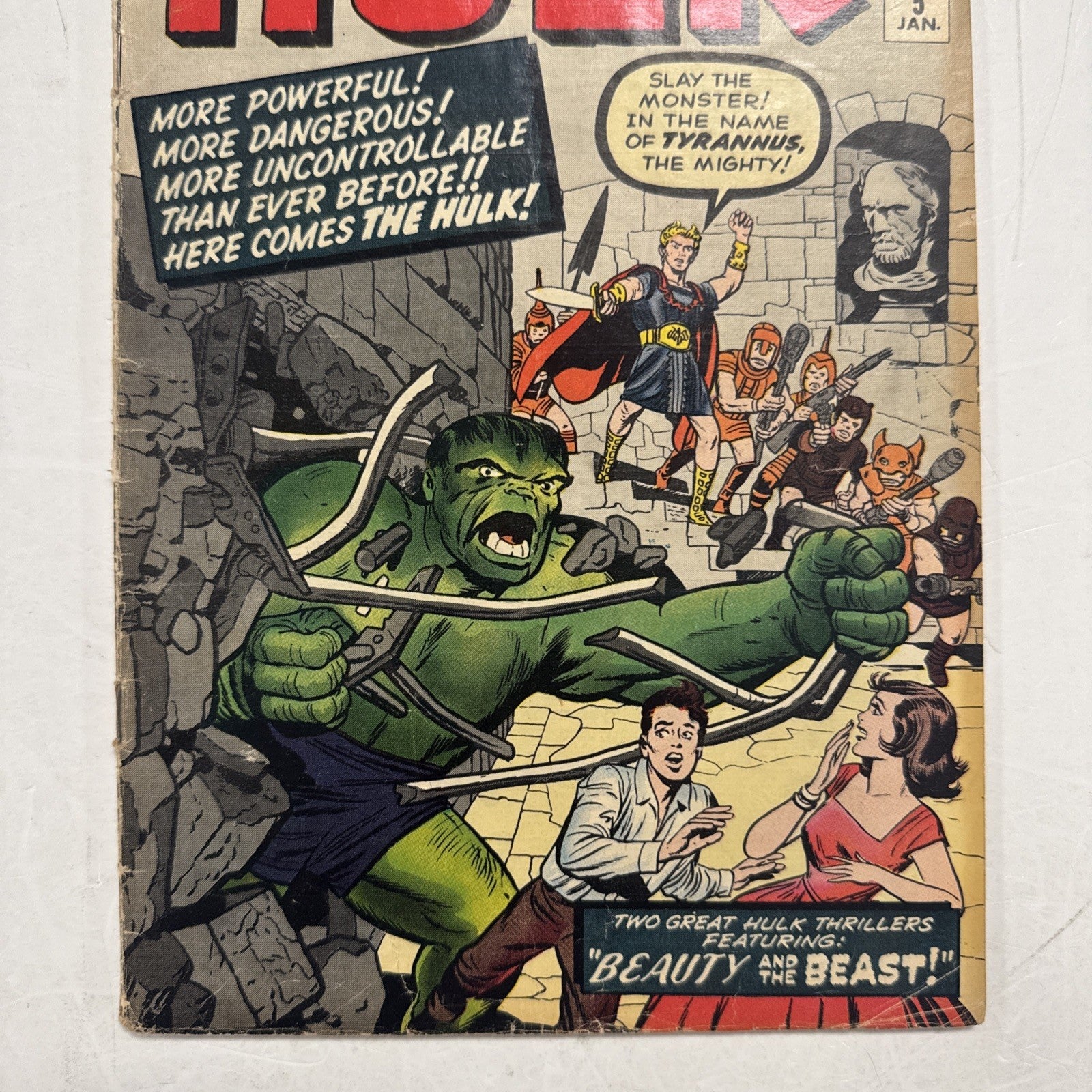 The Incredible Hulk #5 1963 VG 1st Appearance of Tyrannus2