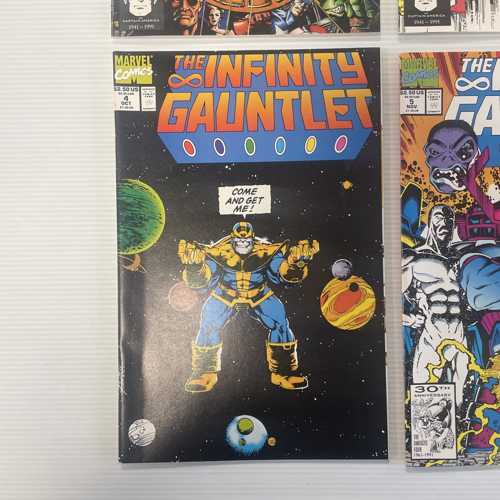 Infinity Gauntlet #1-6 1991 Complete Set High Grade George Perez4