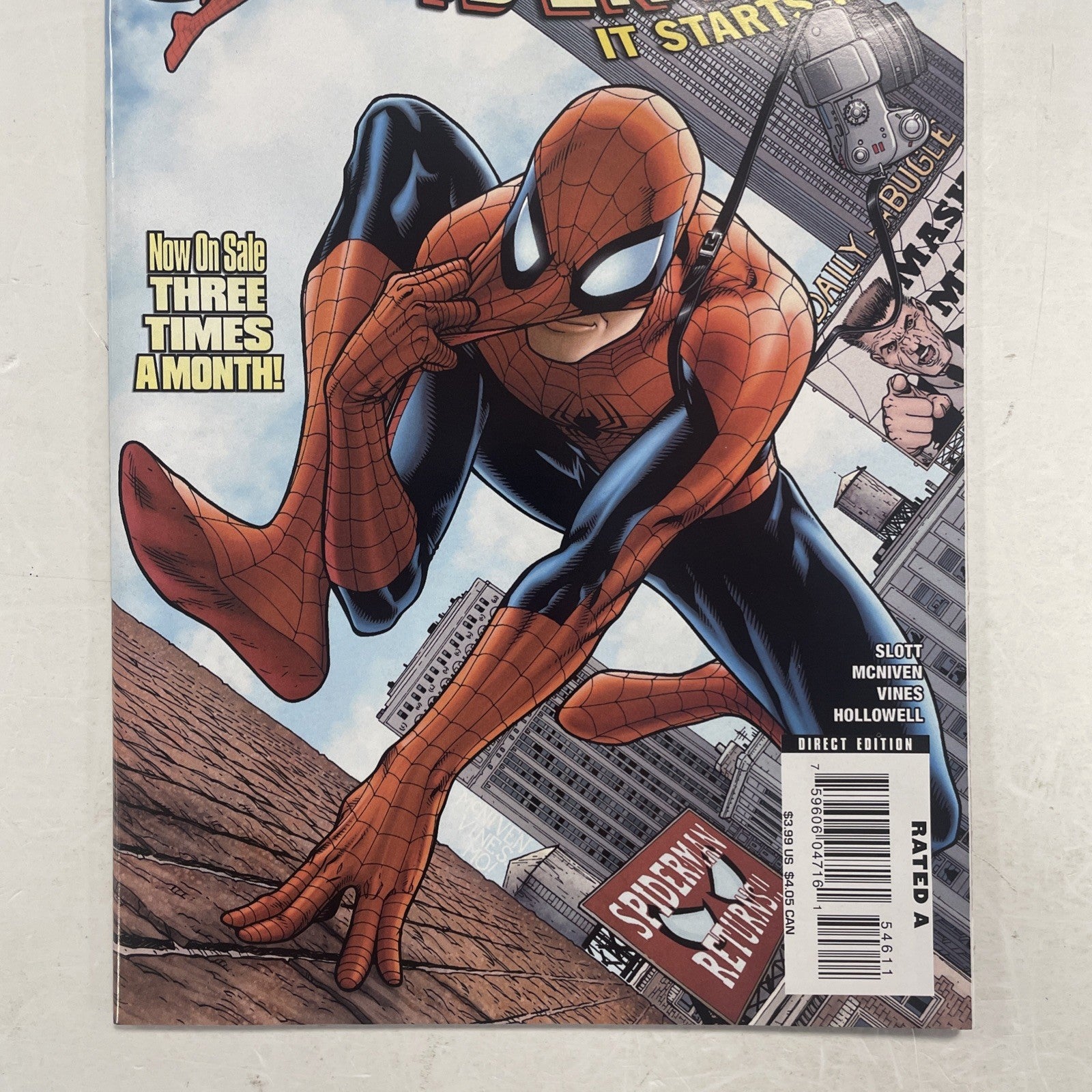 Amazing Spider-Man #546 2008 1st App Appearance Mr Negative & Jackpot Brand New2