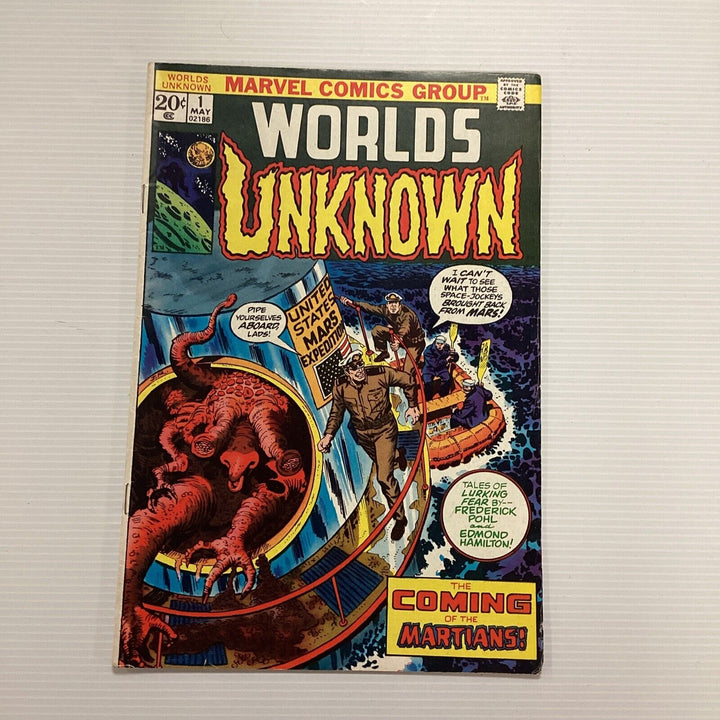 Worlds Unknown #1 1973 FN/VF Cents Copy