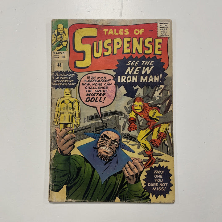 Tales Of Suspense #48 1963 GD 1st Red & Gold Iron Man Armour **stains on covers,0