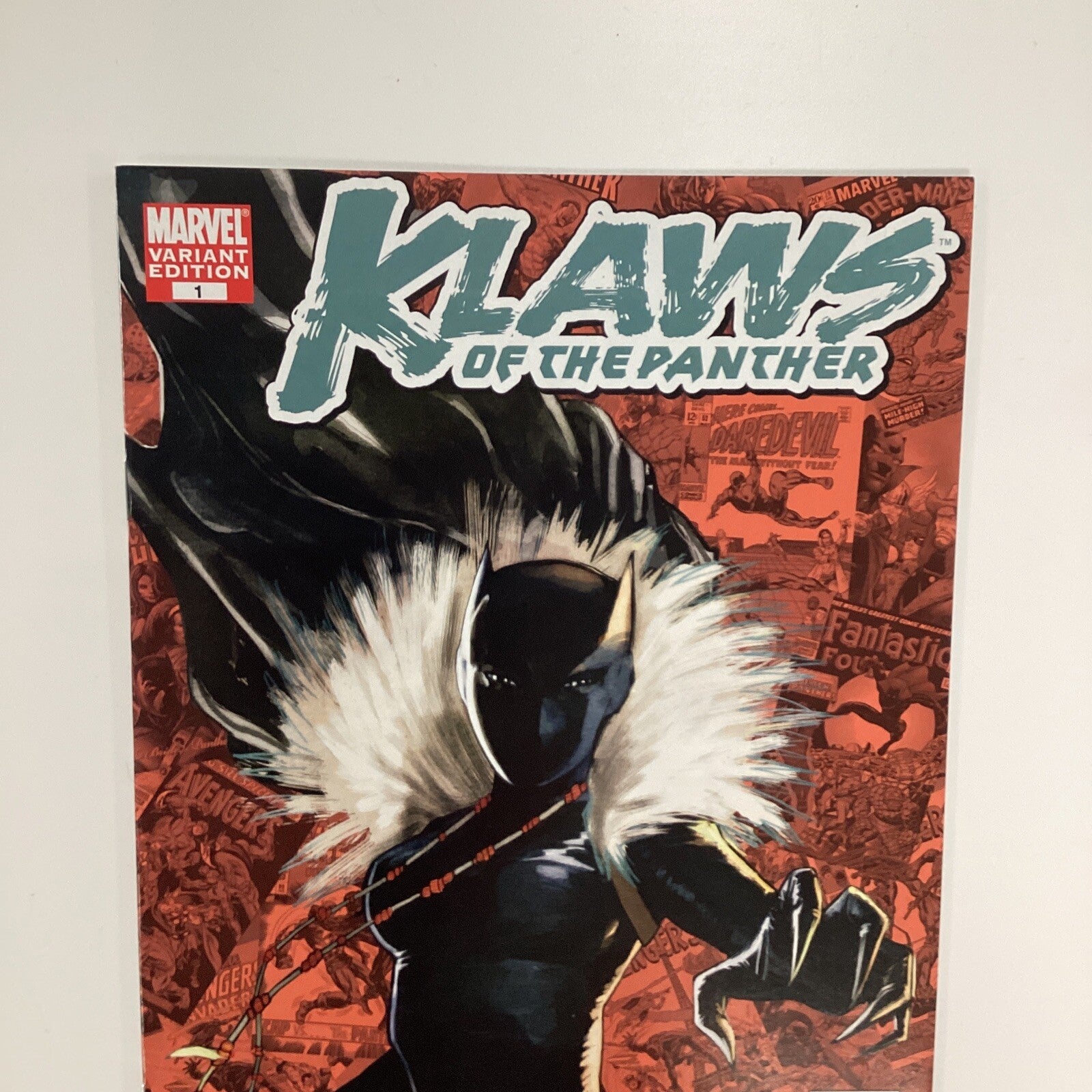Klaws Of The Black Panther #1 2010 NM Incentive Variant Cover2