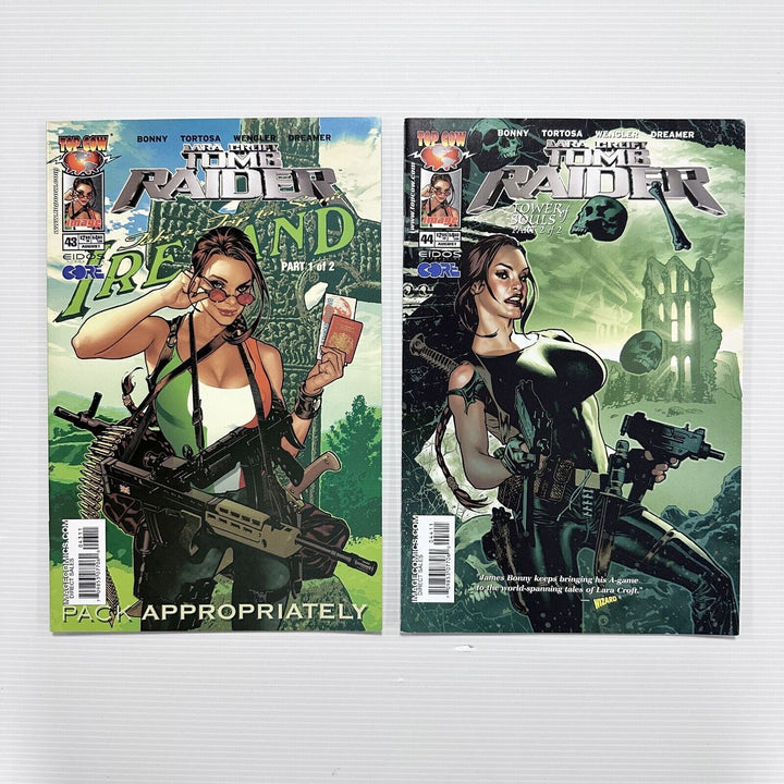 Tomb Raider #43 & #44 2004 VF/NM Tower or Souls 1 & 2 Adam Hughes