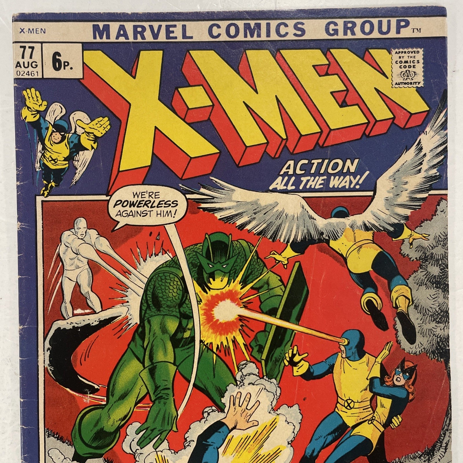 X-Men #77 1972 VG Pence Copy1