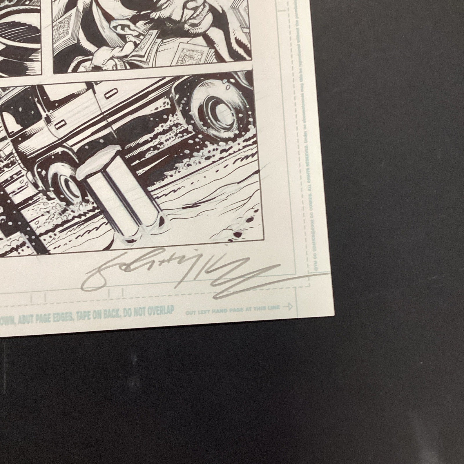 Original Artwork for Thunderbolt Jaxon #2 Page 8 By John Higgins 20063