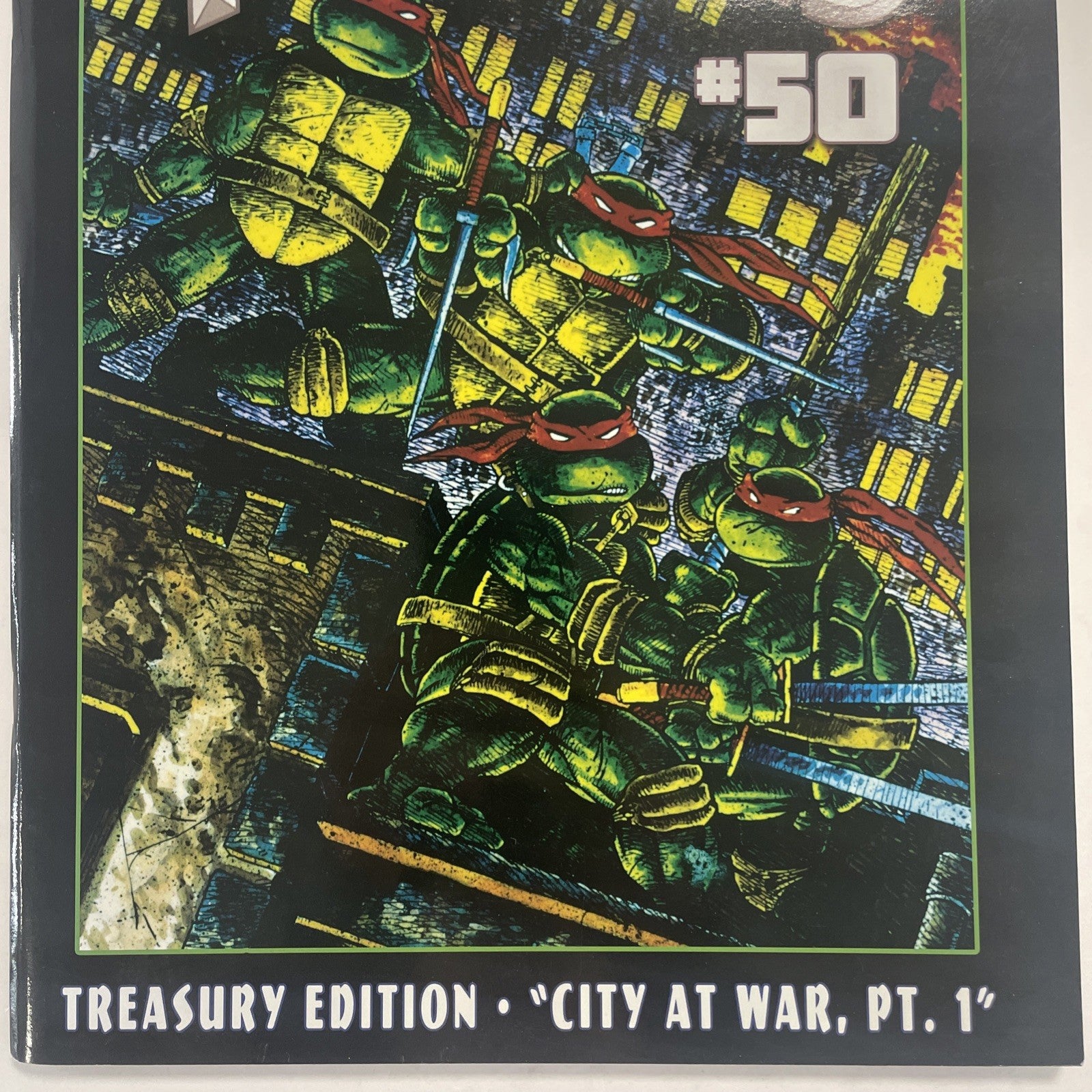 Teenage Mutant Ninja Turtles #50 2013 Treasury Editon Oversized City At War Pt12