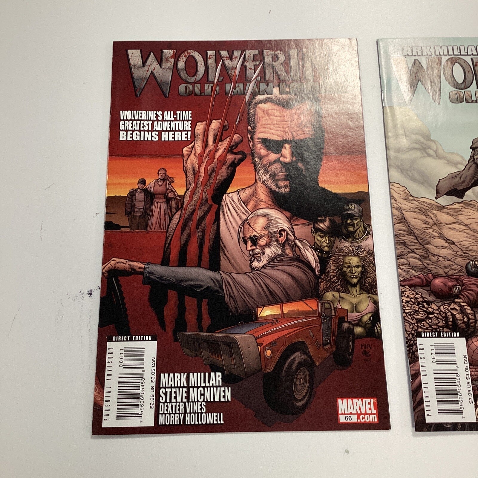 Wolverine Old Man Logan #66 & #67 2008 VF+ 1st Appearance of Old Man Logan1