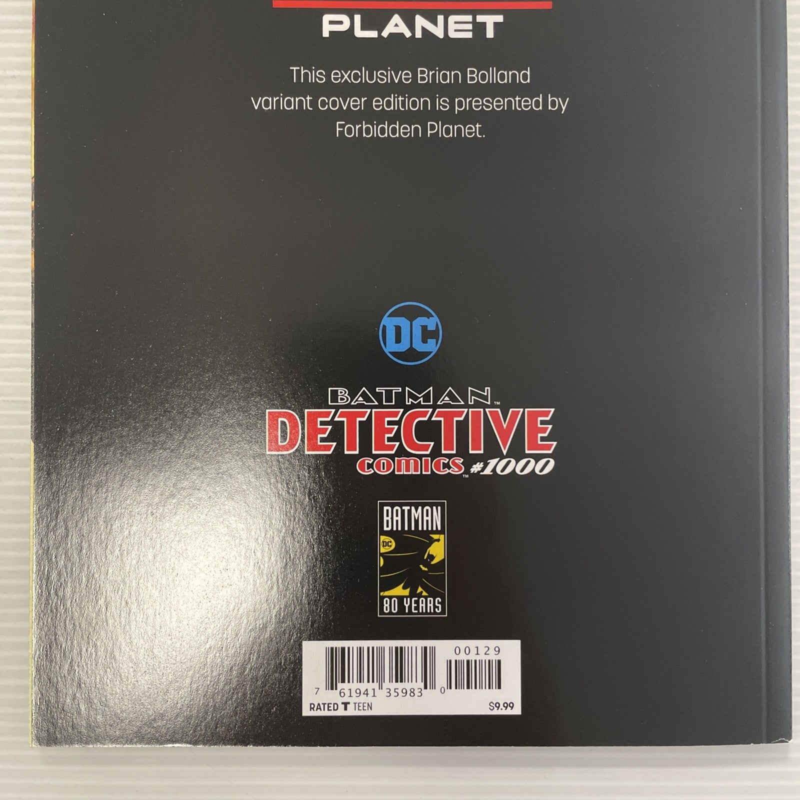 Detective Comics #1000 2019 NM Forbidden Planet B&W Bolland Variant6