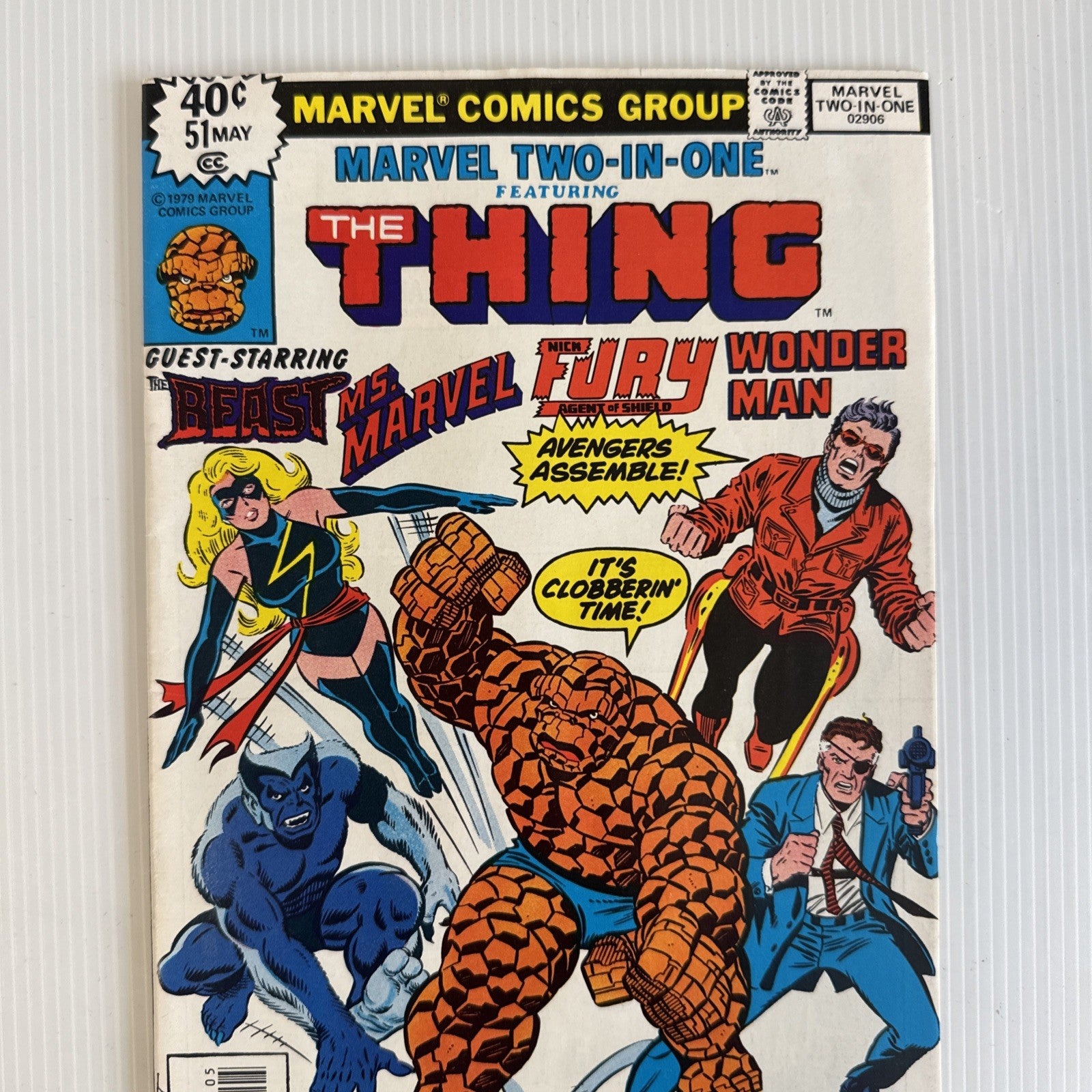 Marvel Two-in-One #51 1979 VF+ Signed Frank Miller inside page1