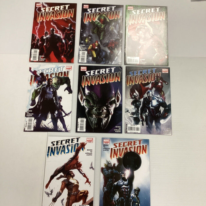 Secret Invasion #1-8 2008 Avg. VF Complete Set