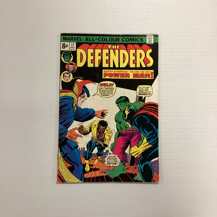Defenders #17 1974 VG/FN 1st Cameo Appearance of Wrecking Crew Pence Copy0