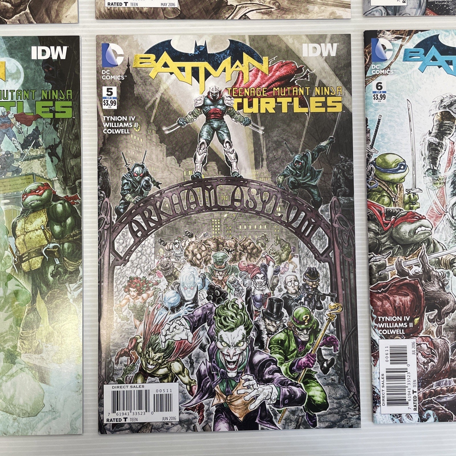 Batman / Teenage Mutant Ninja Turtles Adventures #1-6 2016 Complete Set **5