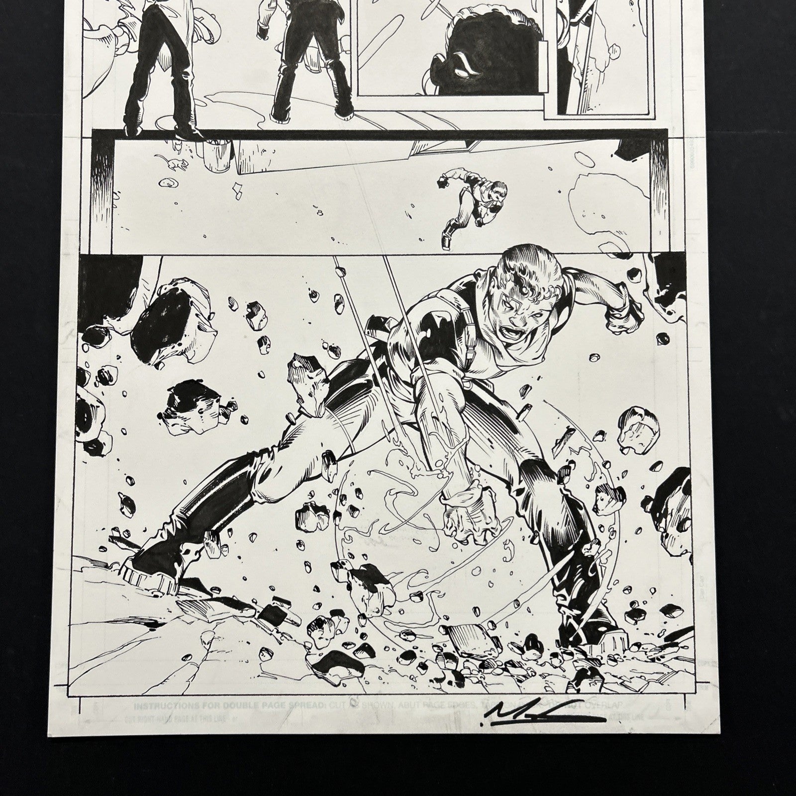 Original Artwork, Marvel X-Men: The Life and Times of Lucas Bishop 2009 #2 pg 223