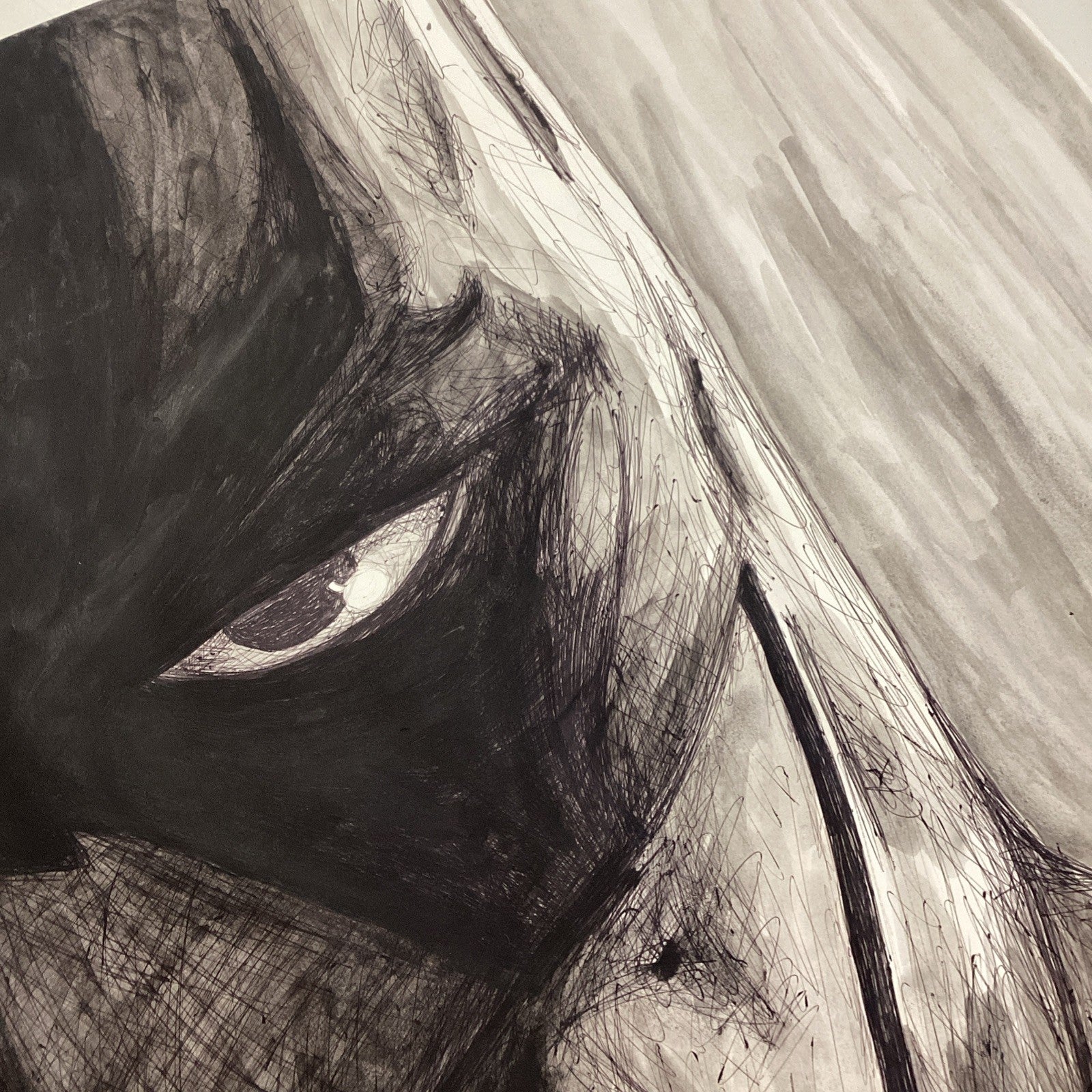 Batman Original Art by Becky Knapp with COA (80x59cm)5