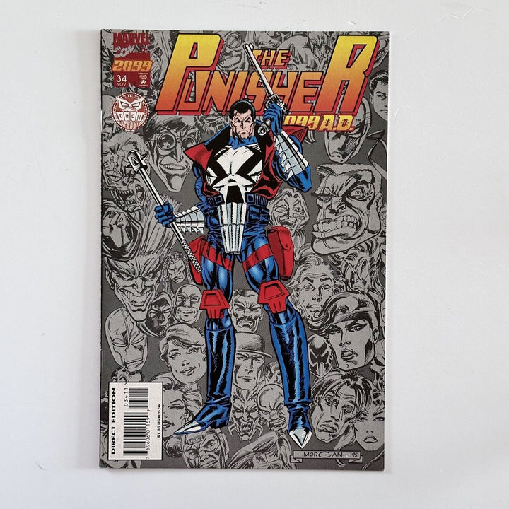 The Punisher 2099 #34 1993 VF/NM Final Issue