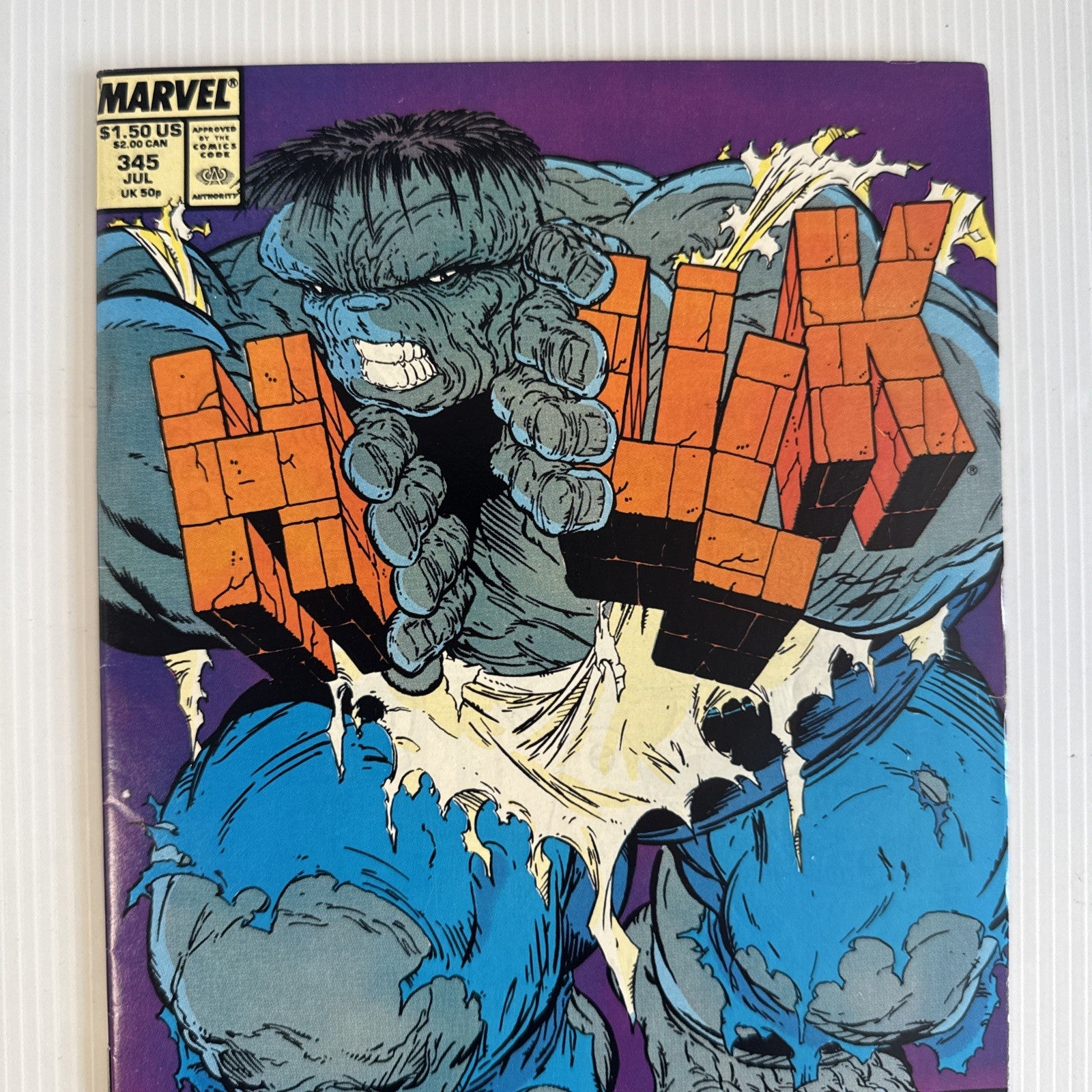 The Incredible Hulk #345 1988 FN+ Classic Todd McFarlane Cover1