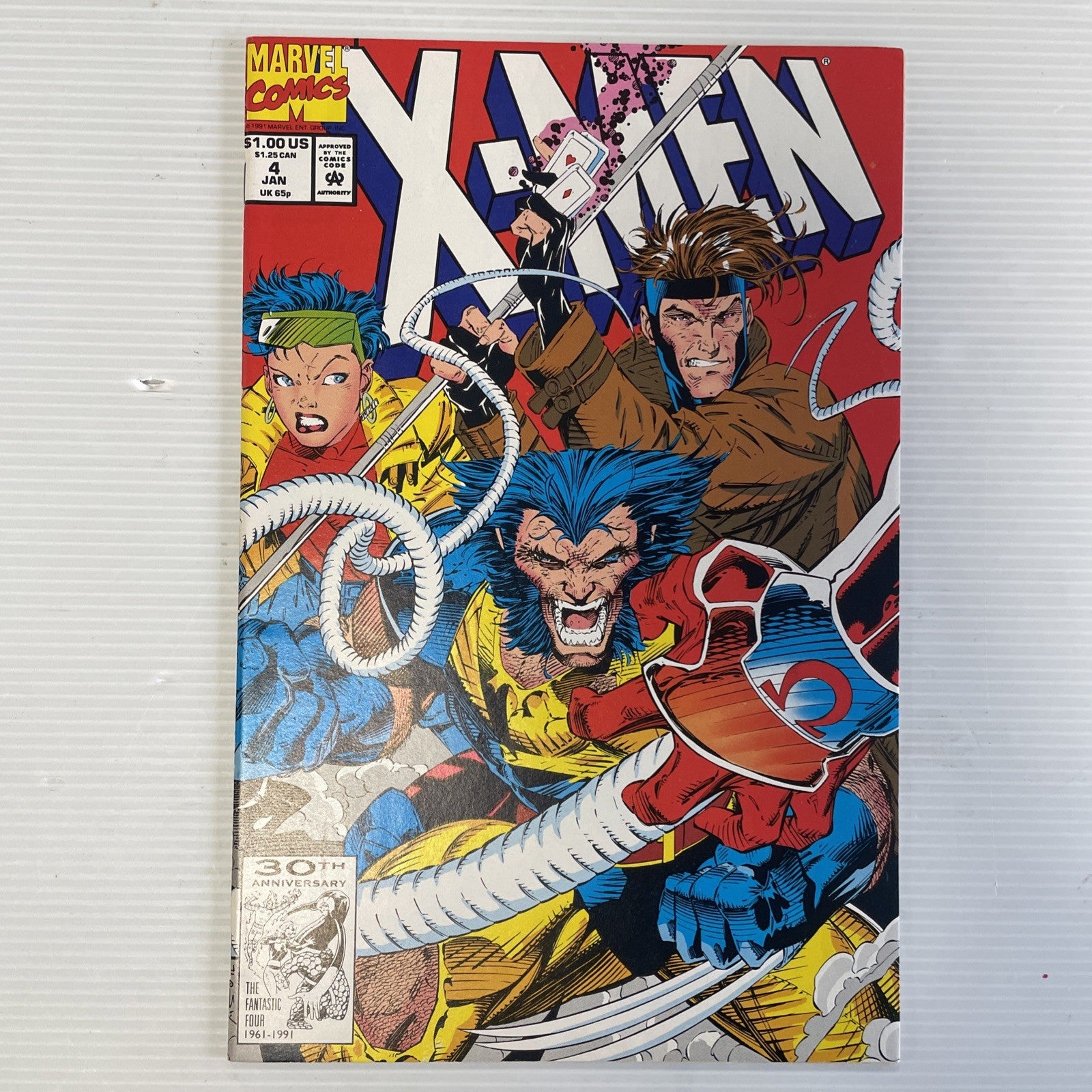 X-Men #4 1991 VF/NM 1st Appearance of Omega Red0