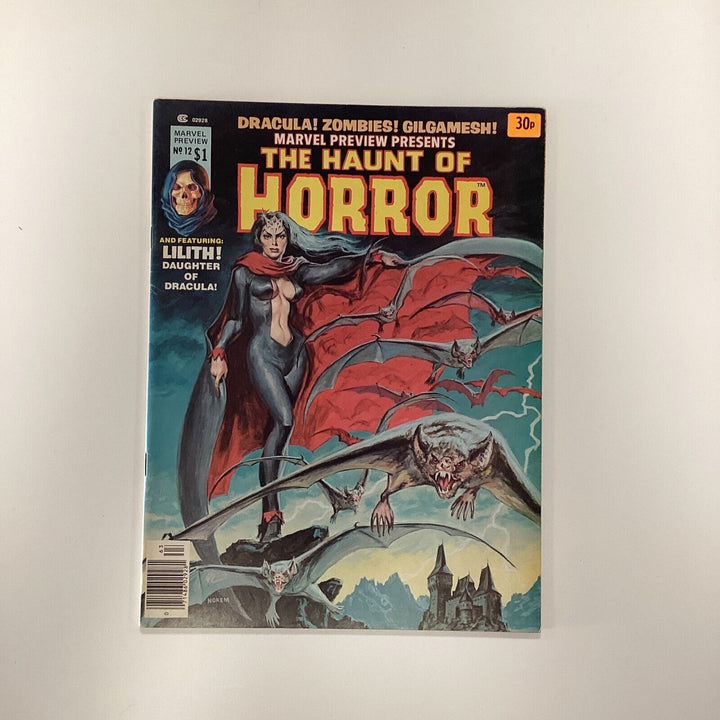 Marvel Preview #12 Haunt Of Horror 1978 FN/VF 1st App of Lilith Pence Sticker